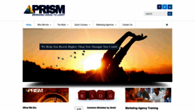 What Prismarketing.com website looked like in 2019 (5 years ago)
