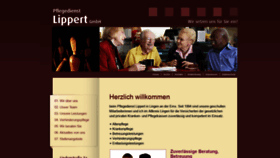 What Pflegedienst-lippert.de website looked like in 2019 (5 years ago)