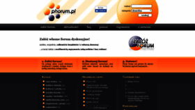 What Phorum.pl website looked like in 2019 (5 years ago)
