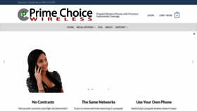 What Primechoicewireless.com website looked like in 2019 (5 years ago)