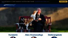 What Pflegedienst-funck.de website looked like in 2019 (5 years ago)