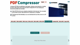 What Pdfcompressor.com website looked like in 2019 (5 years ago)