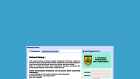 What Presensi.sukoharjokab.go.id website looked like in 2019 (5 years ago)