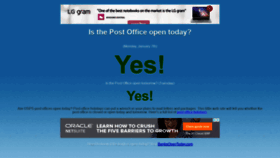 What Postofficeopen.com website looked like in 2019 (5 years ago)