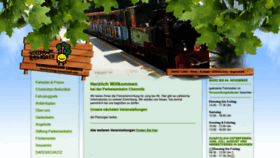 What Parkeisenbahnchemnitz.de website looked like in 2019 (5 years ago)