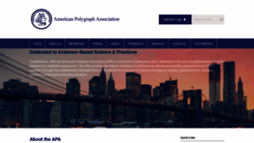 What Polygraph.org website looked like in 2019 (5 years ago)