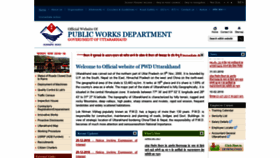 What Pwd.uk.gov.in website looked like in 2019 (5 years ago)
