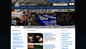 What Pima.gov website looked like in 2019 (5 years ago)