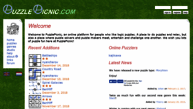What Puzzlepicnic.com website looked like in 2019 (5 years ago)