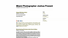 What Prezantphotography.com website looked like in 2019 (5 years ago)