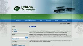 What Profiants.com website looked like in 2019 (5 years ago)