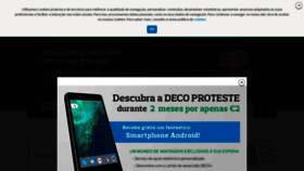 What Proteste.pt website looked like in 2019 (5 years ago)