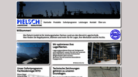 What Pielsch.de website looked like in 2019 (5 years ago)