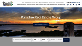 What Paradiserealestategroup.com website looked like in 2019 (5 years ago)