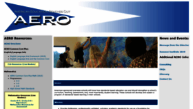 What Projectaero.org website looked like in 2019 (5 years ago)