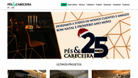 What Pesecabeceira.pt website looked like in 2019 (5 years ago)