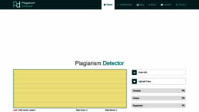 What Plagiarismdetector.net website looked like in 2019 (5 years ago)