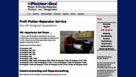 What Plotter-doc.de website looked like in 2019 (5 years ago)