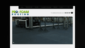 What Profoam.ca website looked like in 2019 (5 years ago)