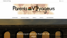 What Parents-voyageurs.fr website looked like in 2019 (5 years ago)