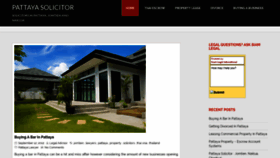 What Pattaya-solicitor.com website looked like in 2019 (5 years ago)