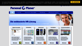 What Personalplaner.com website looked like in 2019 (5 years ago)