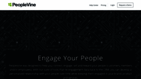 What Peoplevine.com website looked like in 2019 (5 years ago)
