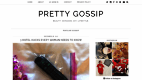 What Prettygossip.com website looked like in 2019 (5 years ago)