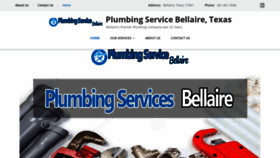What Plumbingservicebellaire.com website looked like in 2019 (5 years ago)
