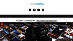 What Photorigaud.com website looked like in 2019 (5 years ago)