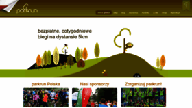 What Parkrun.pl website looked like in 2019 (5 years ago)