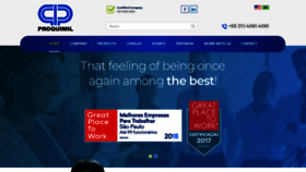What Proquimil.com.br website looked like in 2019 (5 years ago)