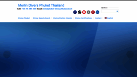 What Phuket-diving-thailand.net website looked like in 2019 (5 years ago)