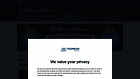 What Pressandjournal.co.uk website looked like in 2019 (5 years ago)