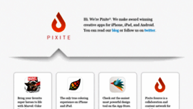 What Pixiteapps.com website looked like in 2019 (5 years ago)