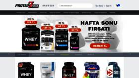 What Protein7.com website looked like in 2019 (5 years ago)