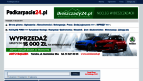 What Podkarpacie24.pl website looked like in 2019 (5 years ago)