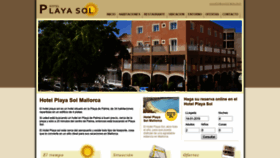 What Playasol-mallorca.com website looked like in 2019 (5 years ago)