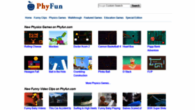 What Phyfun.com website looked like in 2019 (5 years ago)