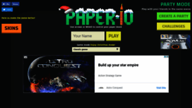 What Paper-io.com website looked like in 2019 (5 years ago)