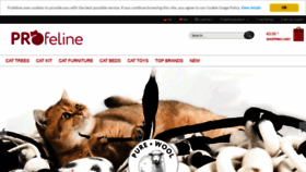What Profeline-shop.com website looked like in 2019 (5 years ago)