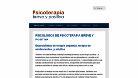 What Psicoterapia-breve.es website looked like in 2019 (5 years ago)