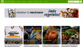 What Pizcadesabor.com website looked like in 2019 (5 years ago)