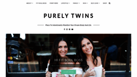 What Purelytwins.com website looked like in 2019 (5 years ago)