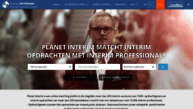 What Planetinterim.nl website looked like in 2019 (5 years ago)