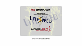 What Pro2.linuxpl.com website looked like in 2019 (5 years ago)