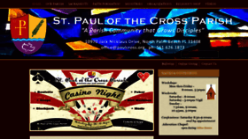 What Paulcross.org website looked like in 2019 (5 years ago)