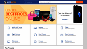 What Pricepanda.com website looked like in 2019 (5 years ago)