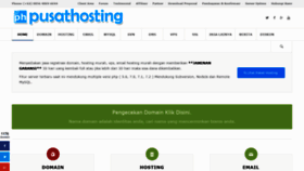 What Pusathosting.com website looked like in 2019 (5 years ago)