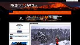 What Pikespeaksports.us website looked like in 2019 (5 years ago)